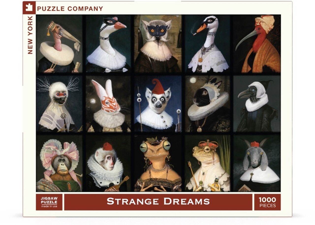 New York Puzzle Company Strange Dreams 1000 Piece Piece Jigsaw Puzzle